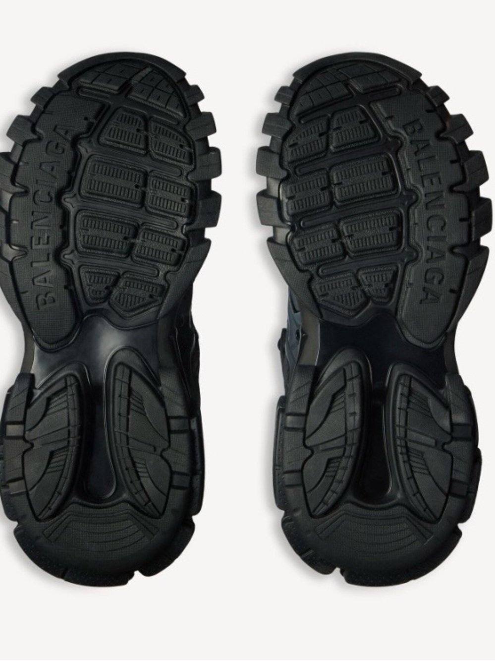 Balenciaga Black Layered Track Sneaker - Picture 3 of 3